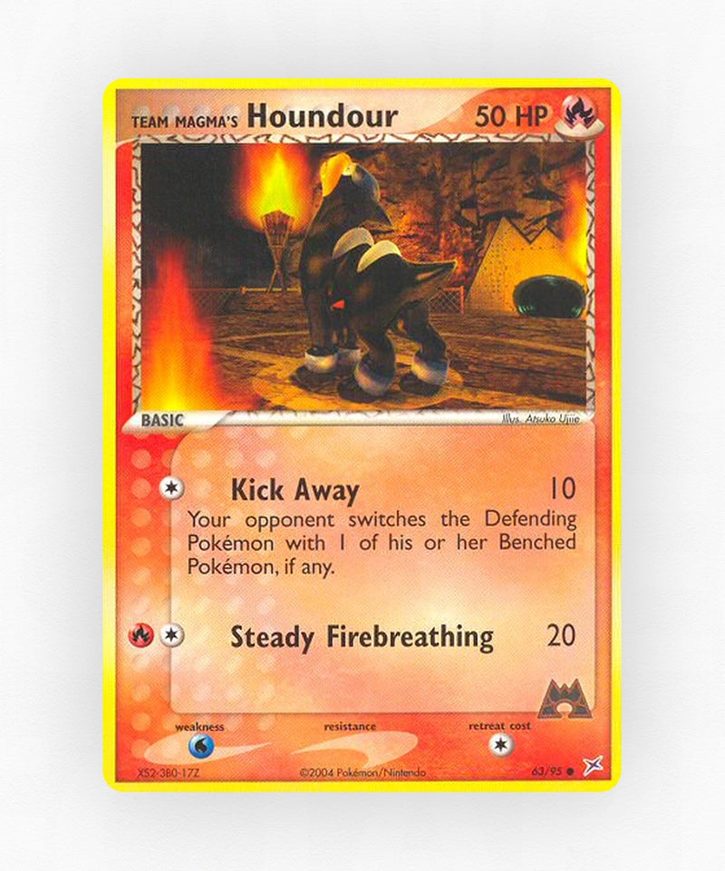 Team Magma's Houndour - Team Magma vs Team Aqua 63/95 (Reverse Holo)