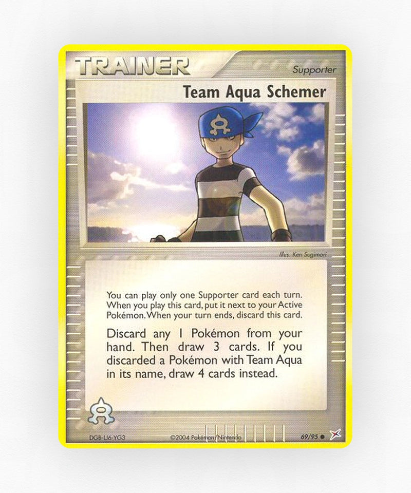 Team Aqua Schemer - Team Magma vs Team Aqua 69/95 (Non-Holo)