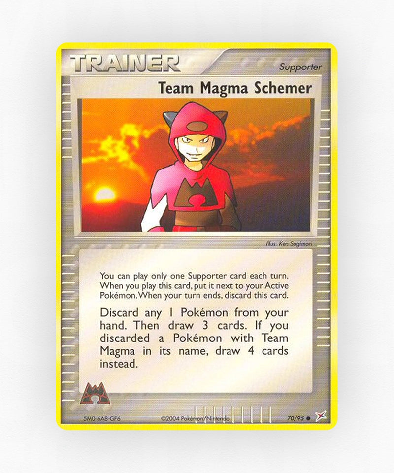 Team Magma Schemer - Team Magma vs Team Aqua 70/95 (Reverse Holo)