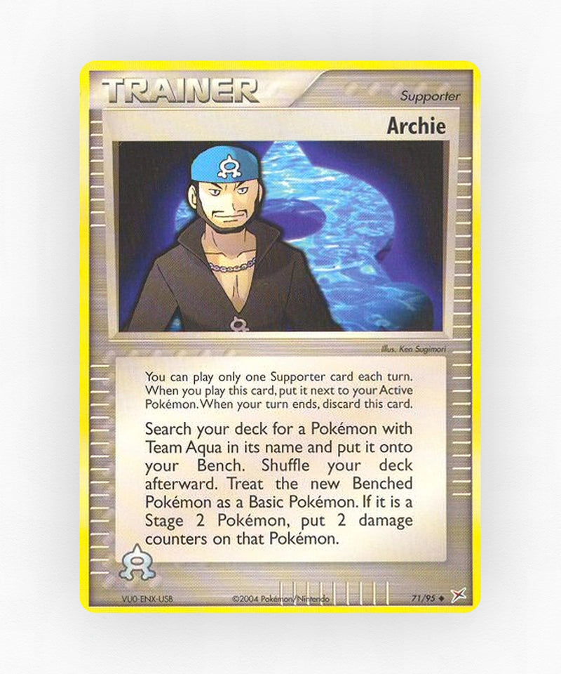 Archie - Team Magma vs Team Aqua 71/95 (Non-Holo)