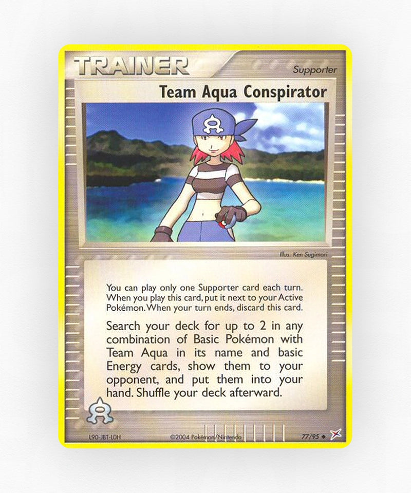 Team Aqua Conspirator - Team Magma vs Team Aqua 77/95 (Non-Holo)