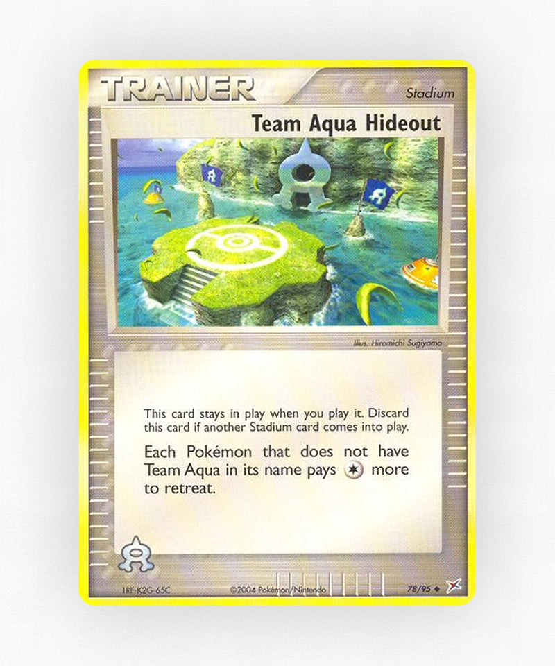 Team Aqua Hideout - Team Magma vs Team Aqua 78/95 (Reverse Holo)