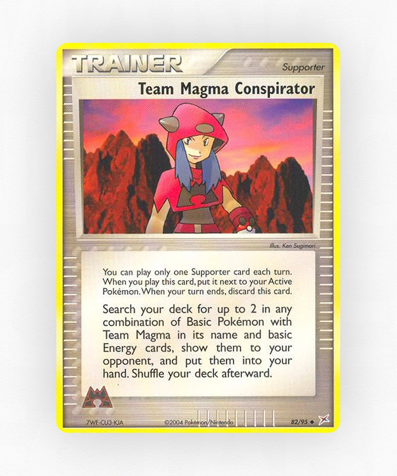 Team Magma Conspirator - Team Magma vs Team Aqua 82/95 (Reverse Holo)