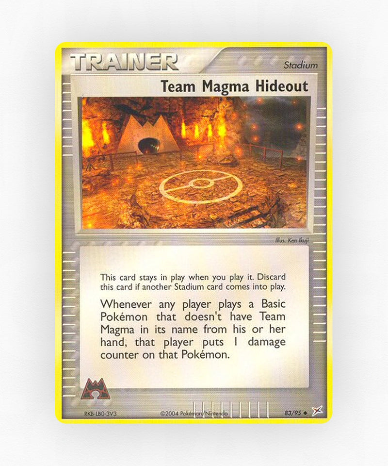Team Magma Hideout - Team Magma vs Team Aqua 83/95 (Reverse Holo)