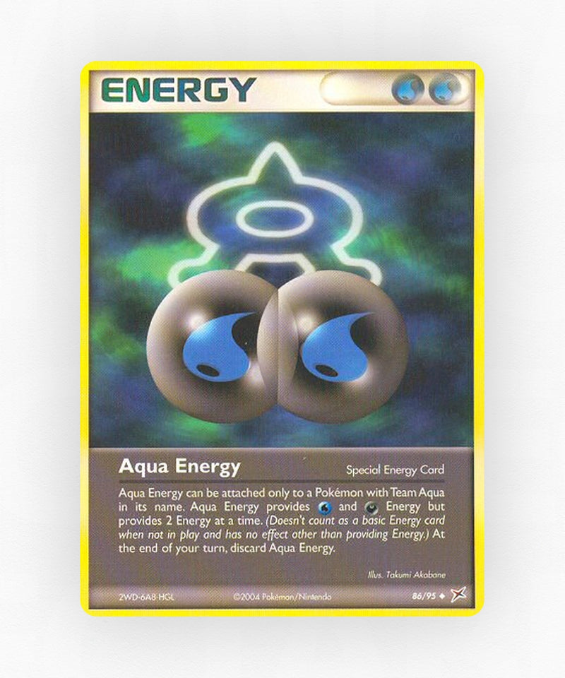 Aqua Energy - Team Magma vs Team Aqua 86/95 (Reverse Holo)