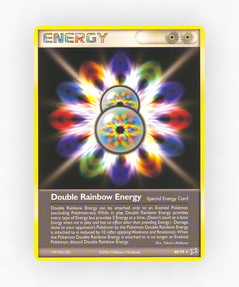 Double Rainbow Energy - Team Magma vs Team Aqua 88/95 (Reverse Holo)
