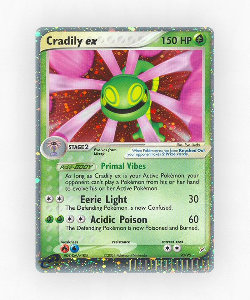 Cradily ex - Team Magma vs Team Aqua 90/95 (Holo)