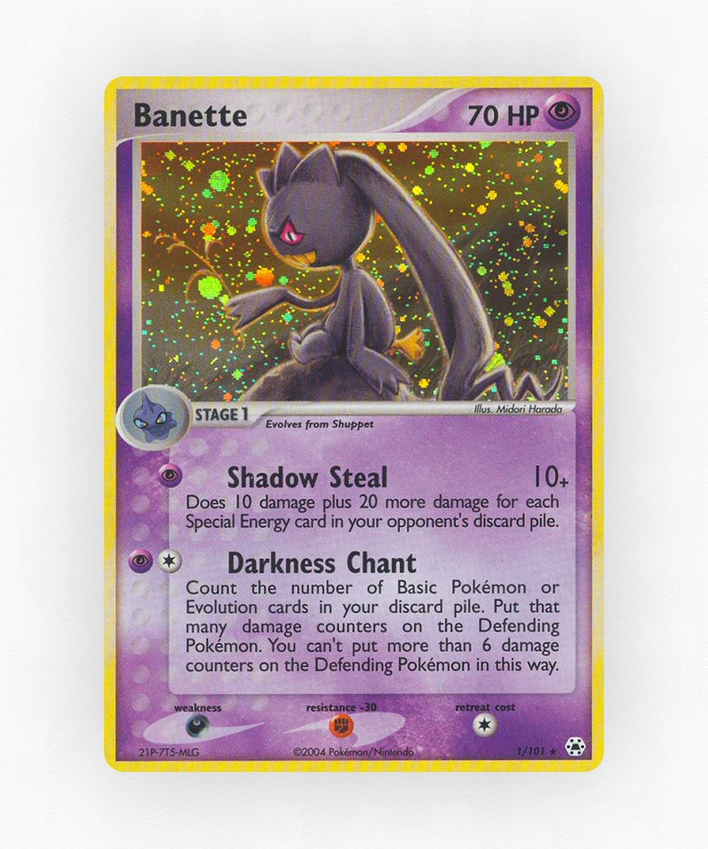 Banette - Hidden Legends 1/101 (Reverse Holo)