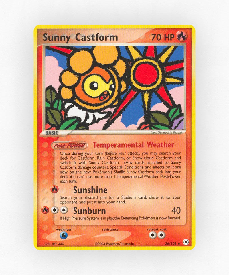 Sunny Castform - Hidden Legends 26/101 (Reverse Holo)
