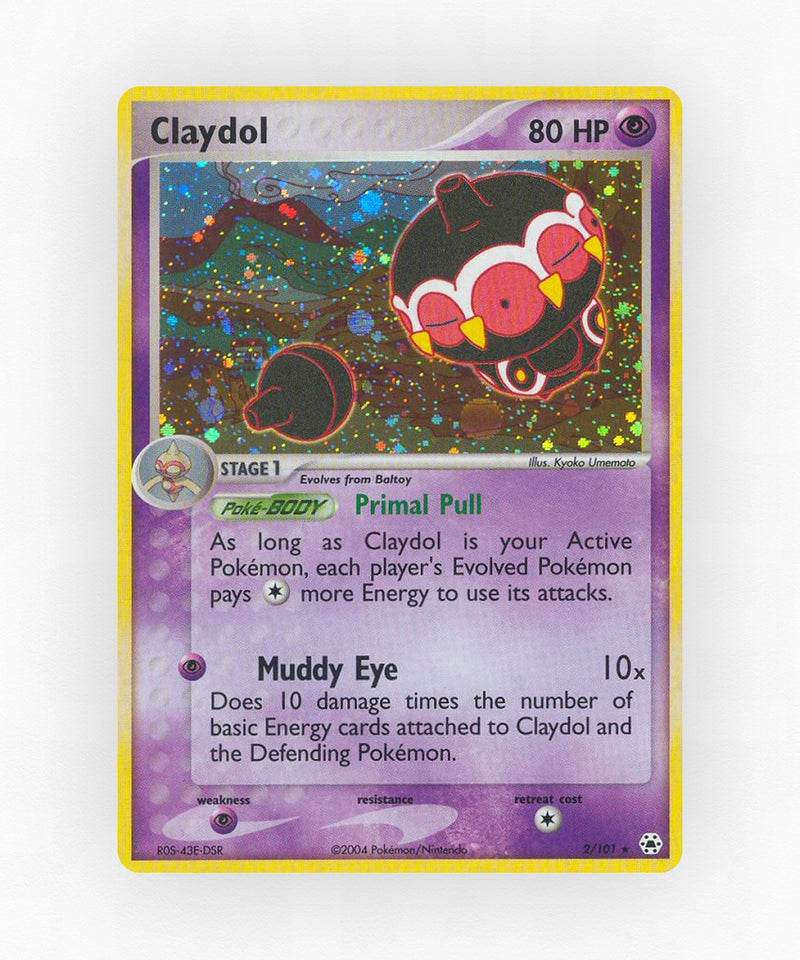 Claydol - Hidden Legends 2/101 (Reverse Holo)