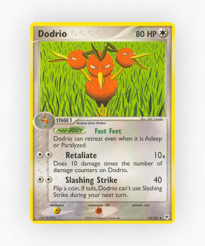 Dodrio - Hidden Legends 33/101 (Reverse Holo)
