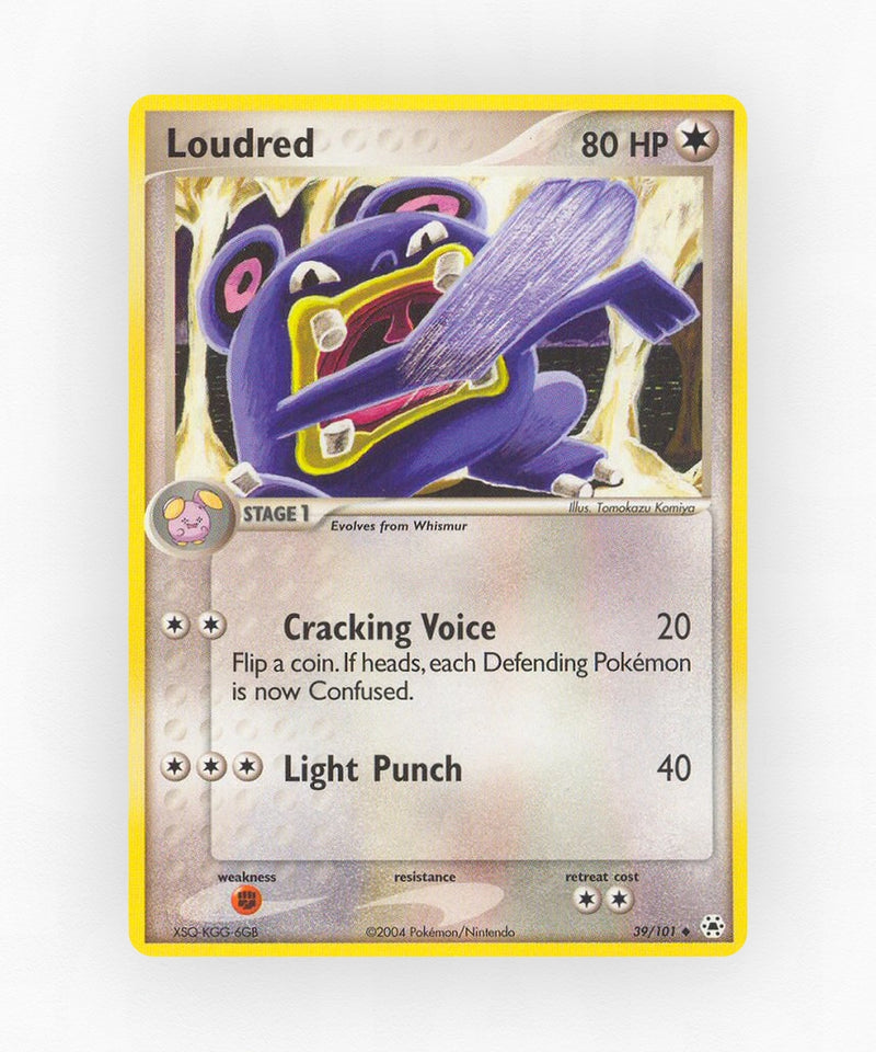 Loudred - Hidden Legends 39/101 (Reverse Holo)