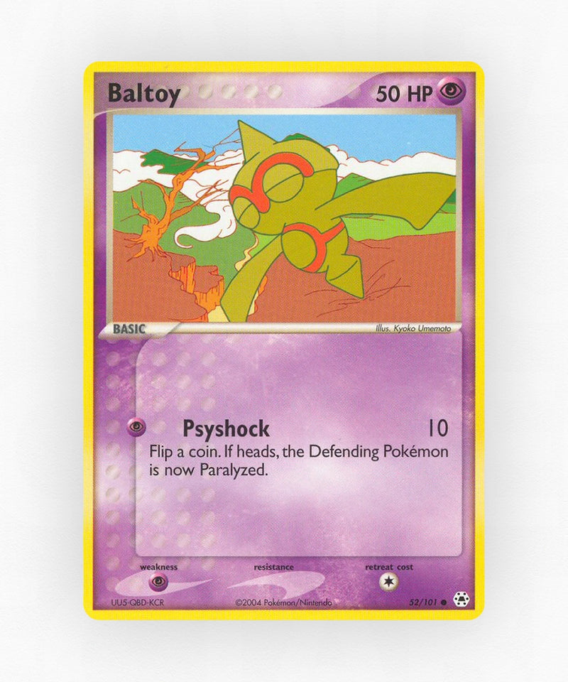Baltoy - Hidden Legends 52/101 (Reverse Holo)