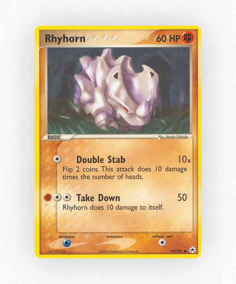 Rhyhorn - Hidden Legends 70/101 (Reverse Holo)