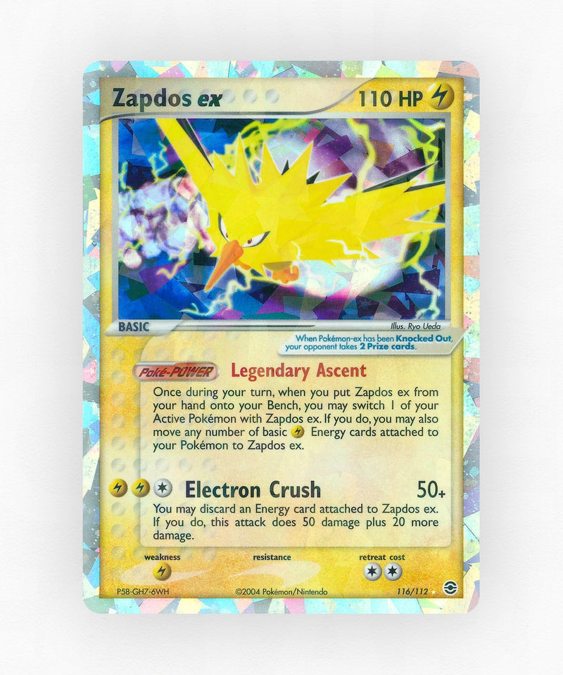Zapdos ex - FireRed & LeafGreen 116/112 (Holo)