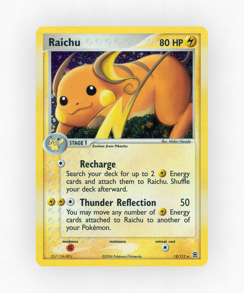 Raichu - FireRed & LeafGreen 12/112 (Reverse Holo)