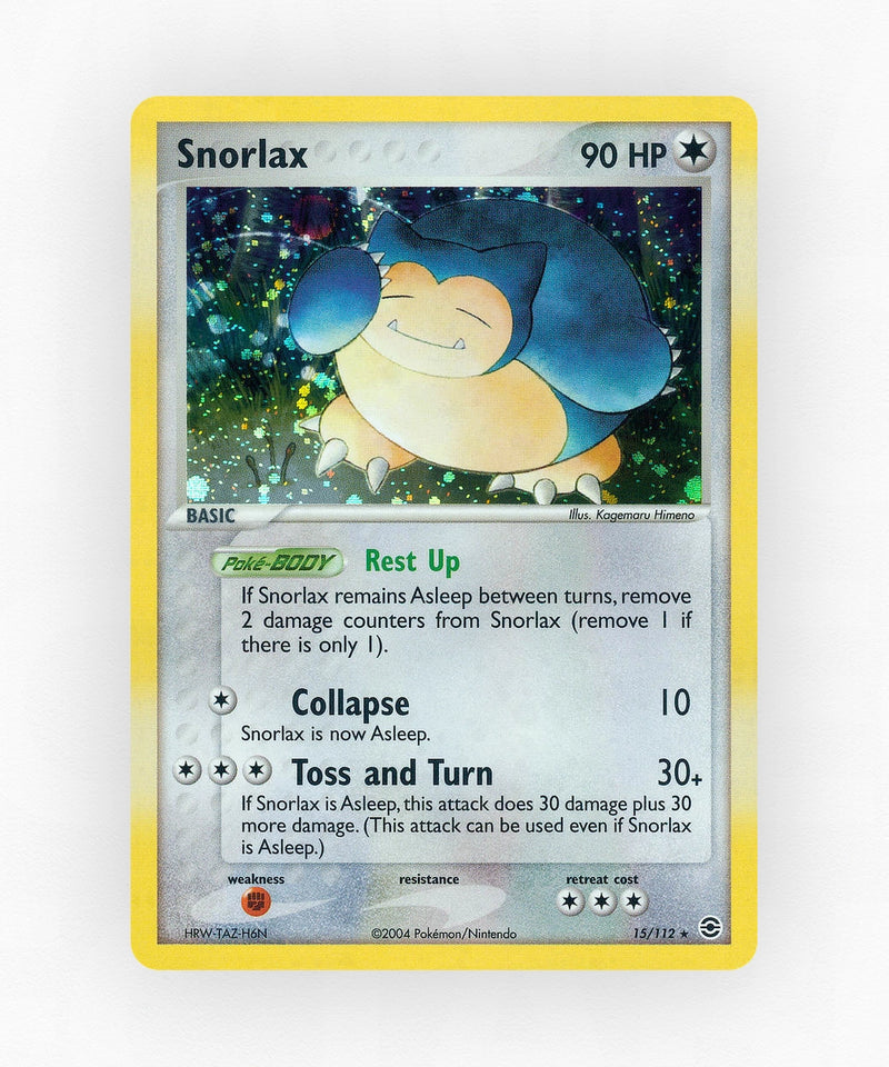 Snorlax - FireRed & LeafGreen 15/112 (Reverse Holo)