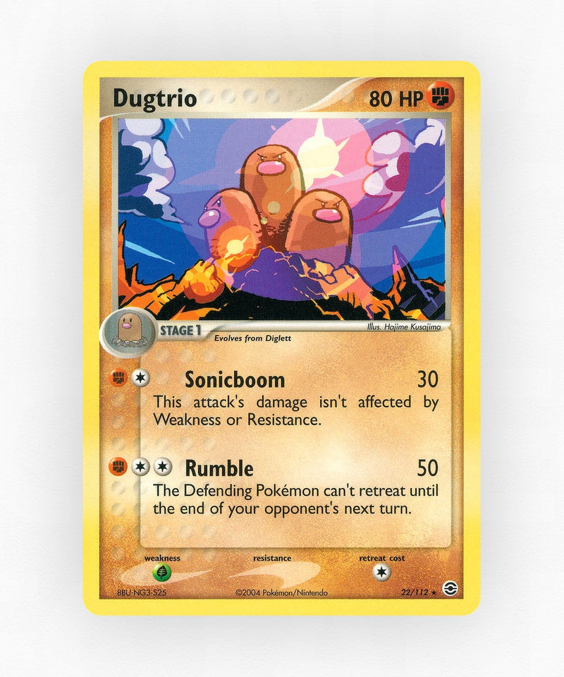Dugtrio - FireRed & LeafGreen 22/112 (Reverse Holo)