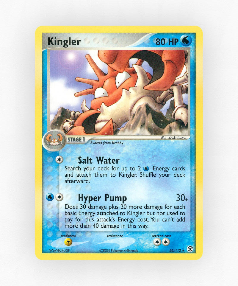 Kingler - FireRed & LeafGreen 26/112 (Non-Holo)