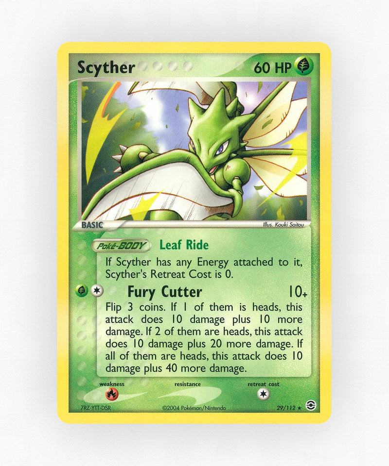 Scyther - FireRed & LeafGreen 29/112 (Reverse Holo)
