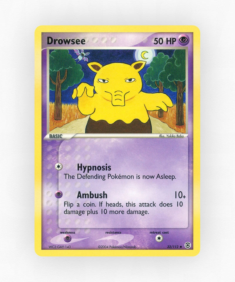 Drowzee - FireRed & LeafGreen 32/112 (Non-Holo)
