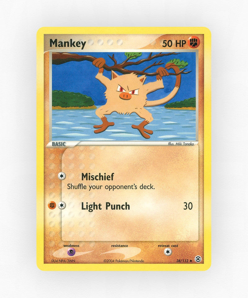 Mankey - FireRed & LeafGreen 38/112 (Reverse Holo)