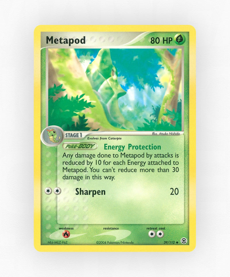 Metapod - FireRed & LeafGreen 39/112 (Non-Holo)