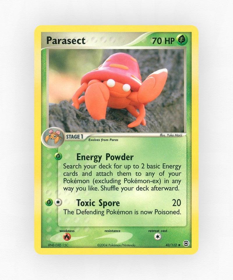 Parasect - FireRed & LeafGreen 43/112 (Reverse Holo)