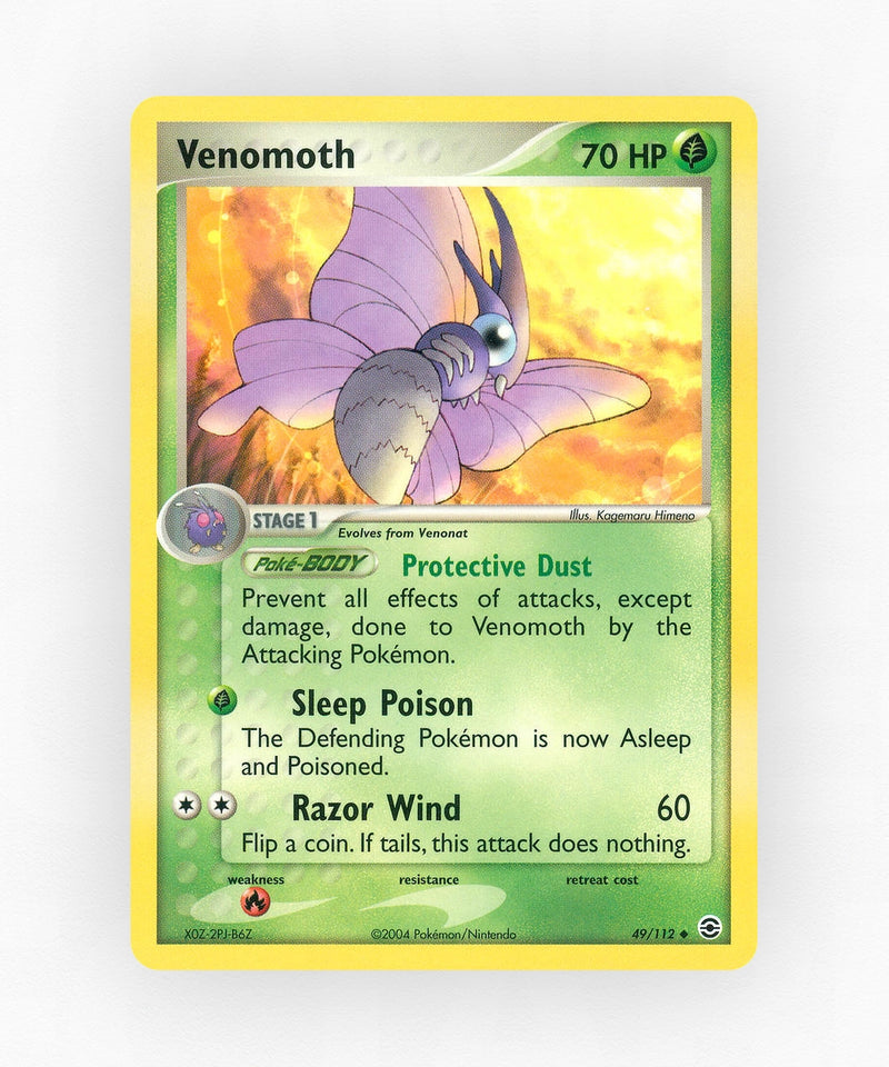 Venomoth - FireRed & LeafGreen 49/112 (Reverse Holo)