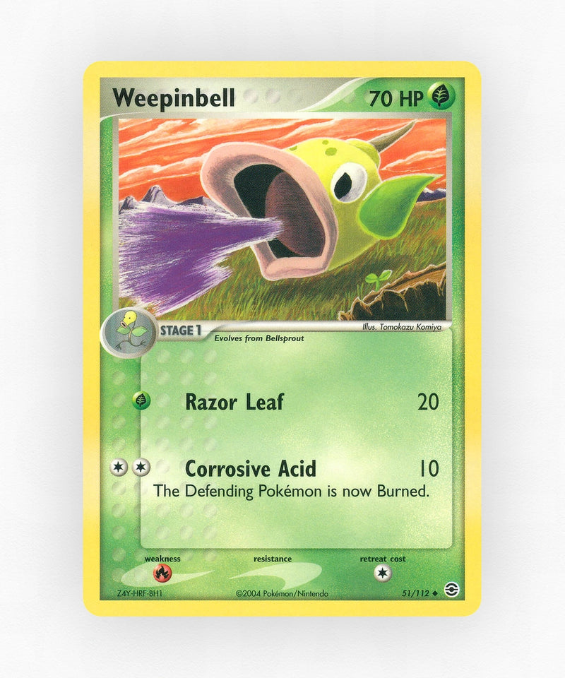 Weepinbell - FireRed & LeafGreen 51/112 (Non-Holo)