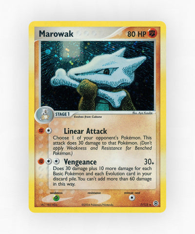 Marowak - FireRed & LeafGreen 7/112 (Reverse Holo)