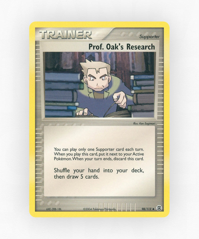 Prof. Oak's Research - FireRed & LeafGreen 98/112 (Reverse Holo)