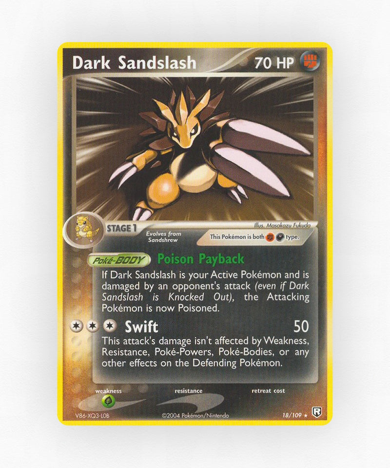 Dark Sandslash - Team Rocket Returns 18/109 (Reverse Holo)