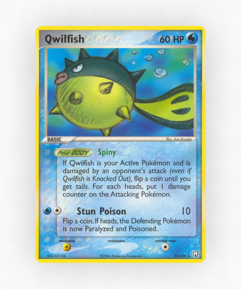 Qwilfish - Team Rocket Returns 27/109 (Reverse Holo)
