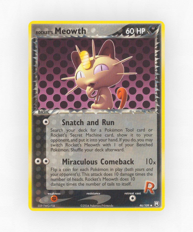 Rocket's Meowth - Team Rocket Returns 46/109 (Non-Holo)