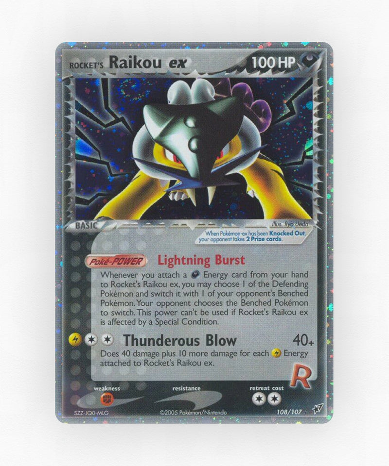 Rocket's Raikou ex - Deoxys 108/107 (Holo)