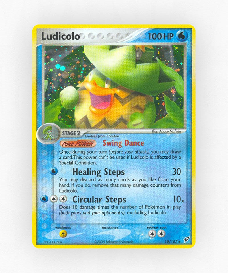 Ludicolo - Deoxys 10/107 (Reverse Holo)