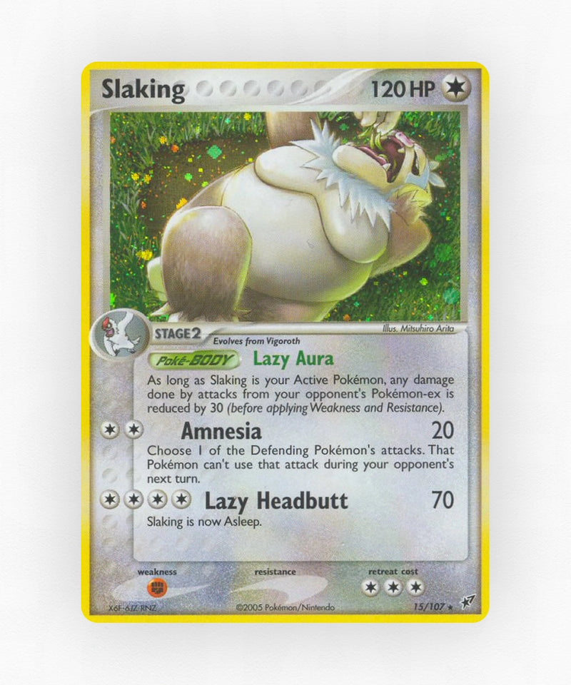 Slaking - Deoxys 15/107 (Reverse Holo)