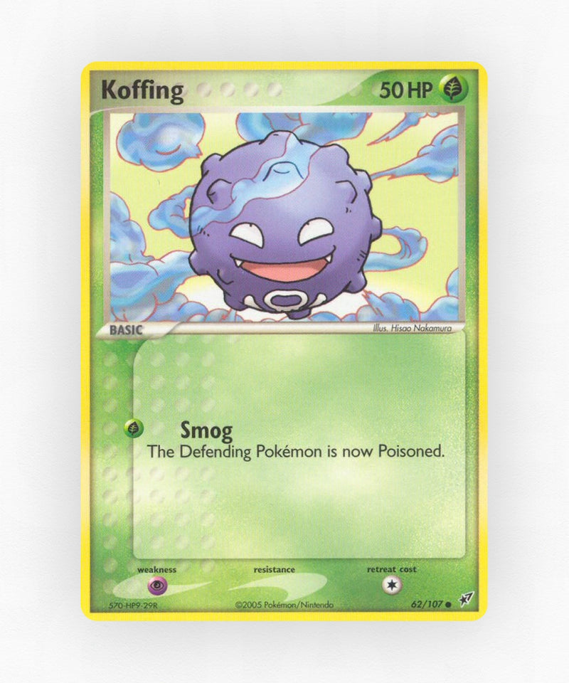 Koffing - Deoxys 62/107 (Reverse Holo)