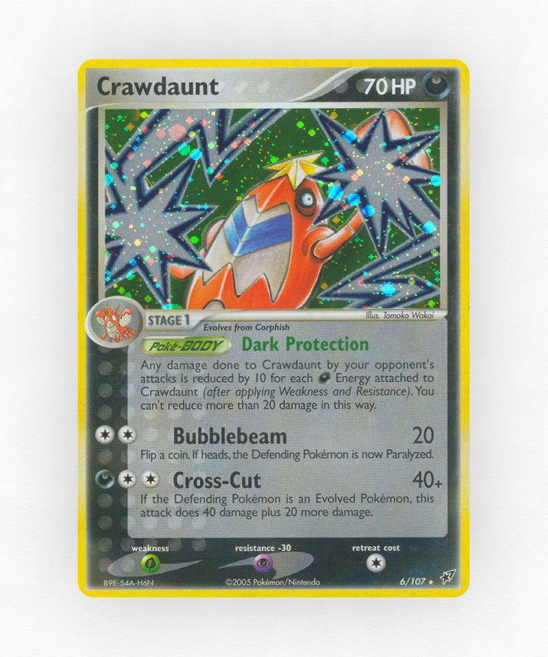 Crawdaunt - Deoxys 6/107 (Reverse Holo)