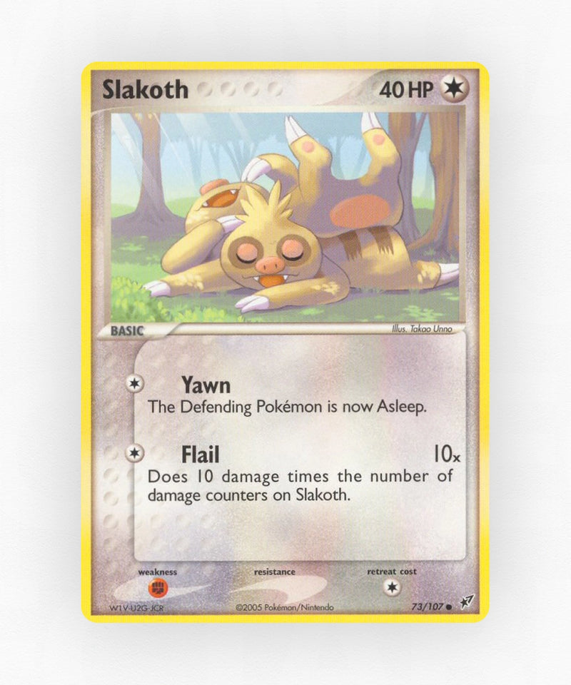 Slakoth - Deoxys 73/107 (Non-Holo)