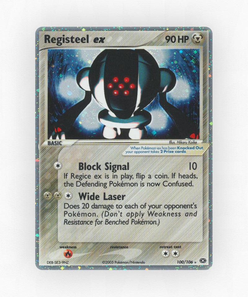 Registeel ex - Emerald 100/106 (Holo)