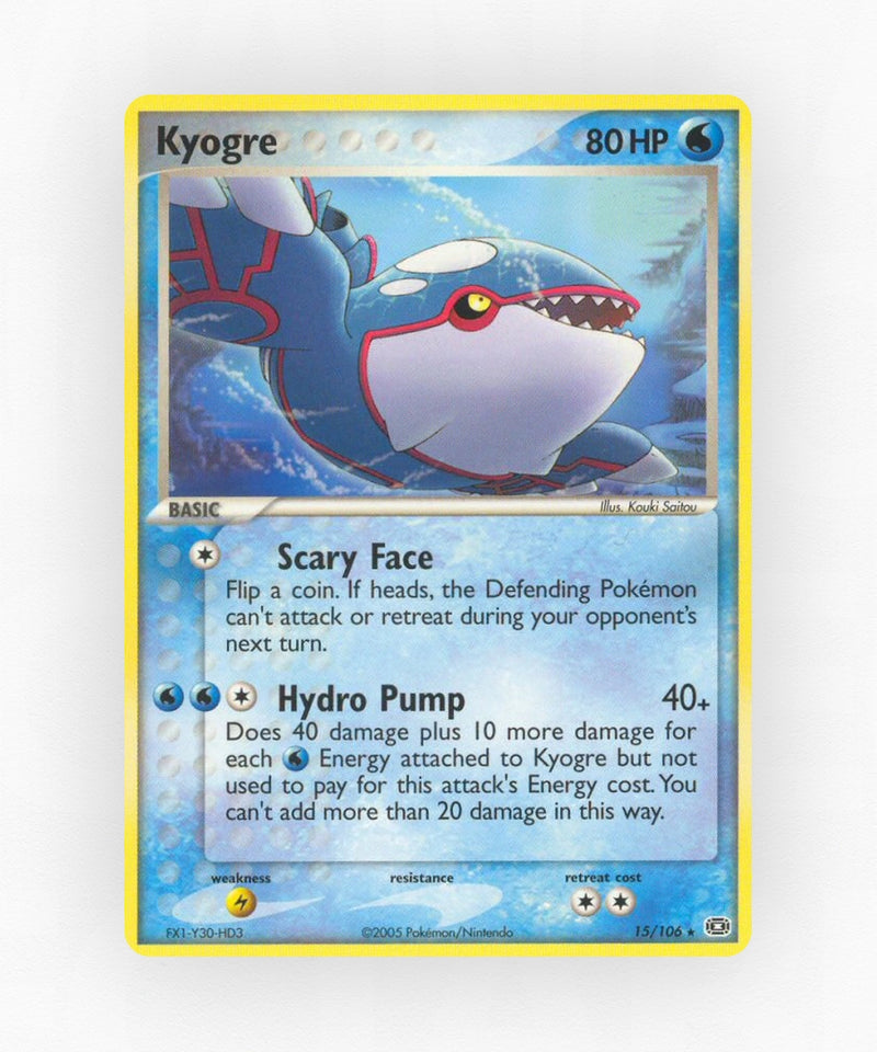 Kyogre - Emerald 15/106 (Non-Holo)