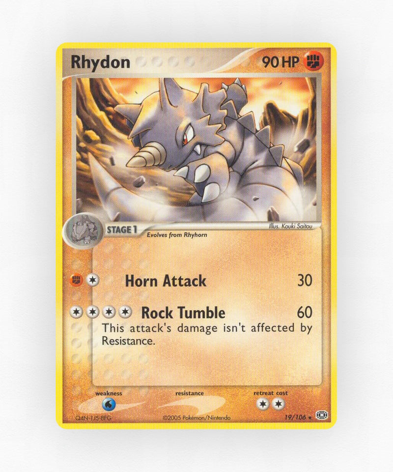 Rhydon - Emerald 19/106 (Reverse Holo)