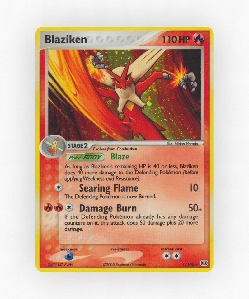 Blaziken - Emerald 1/106 (Holo)