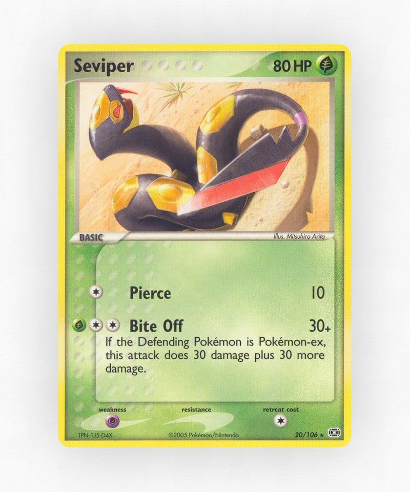 Seviper - Emerald 20/106 (Non-Holo)