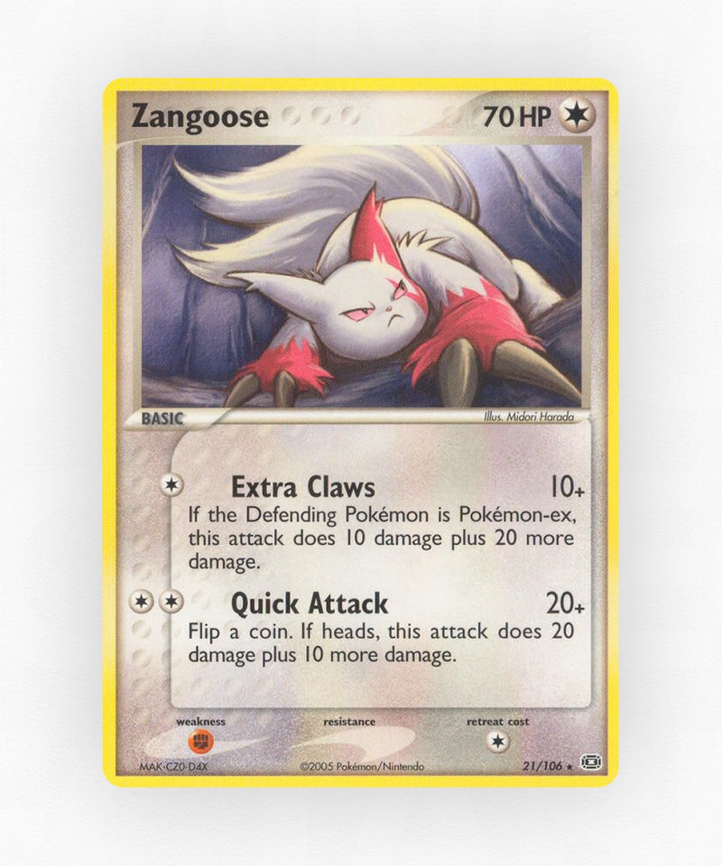 Zangoose - Emerald 21/106 (Reverse Holo)