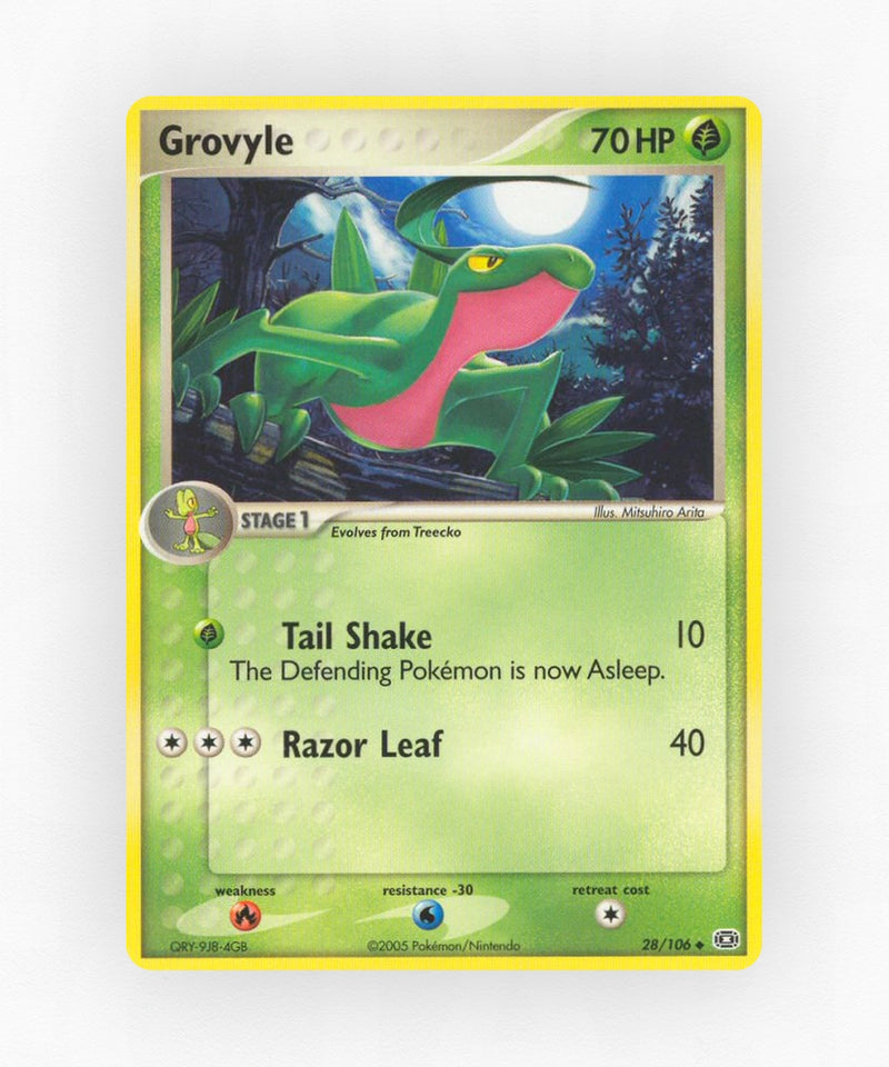 Grovyle - Emerald 28/106 (Reverse Holo)