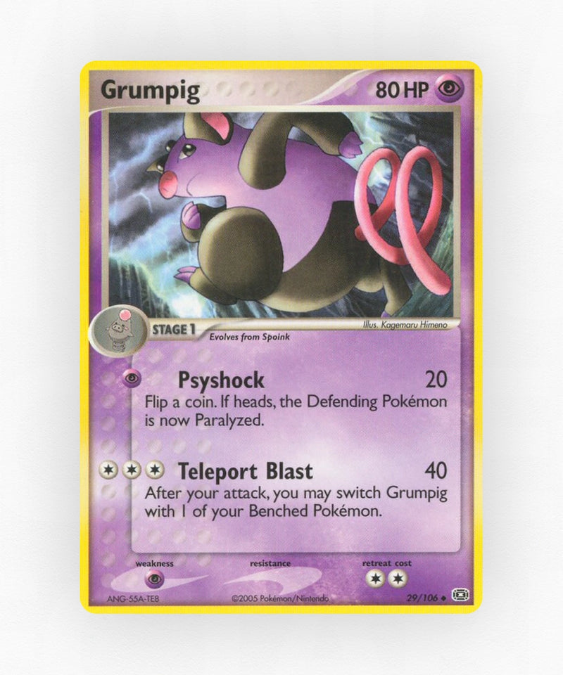 Grumpig - Emerald 29/106 (Non-Holo)