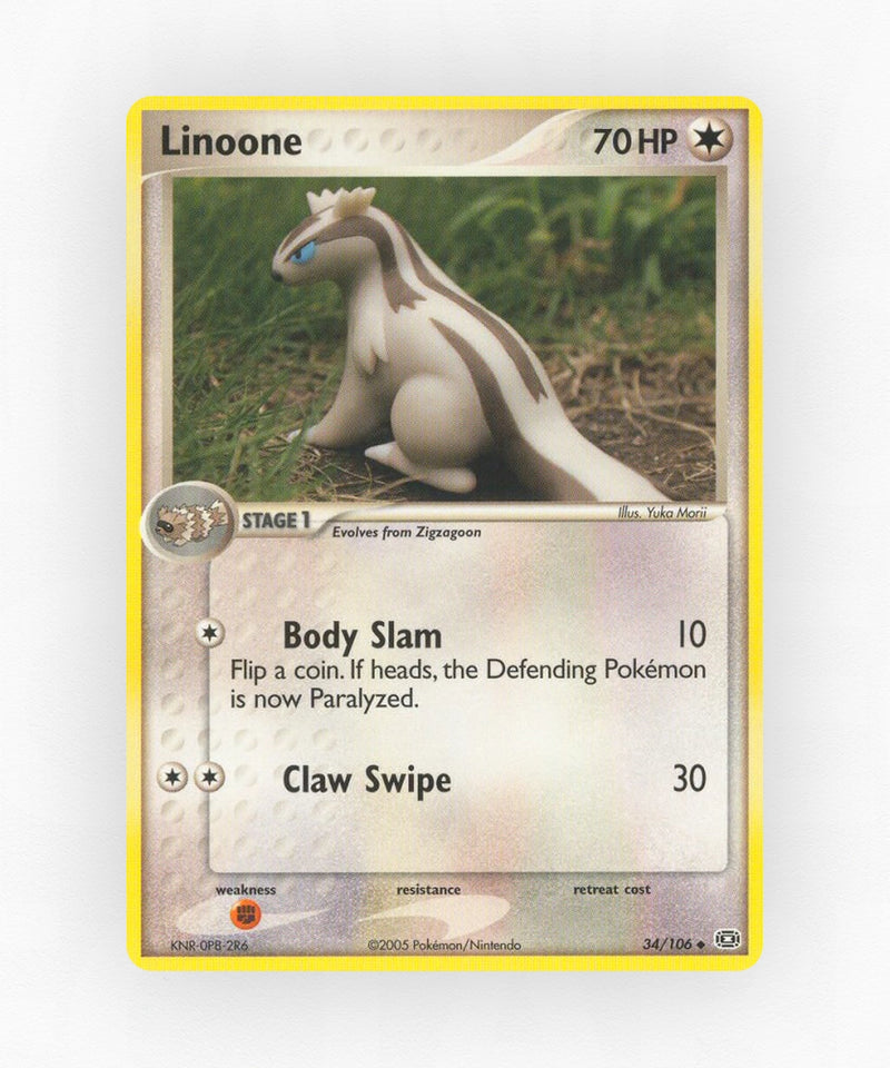 Linoone - Emerald 34/106 (Non-Holo)